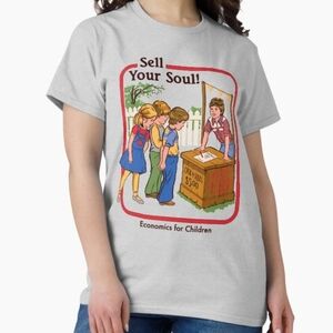 Sell Your Soul Steven Rhodes Gray Graphic Tee